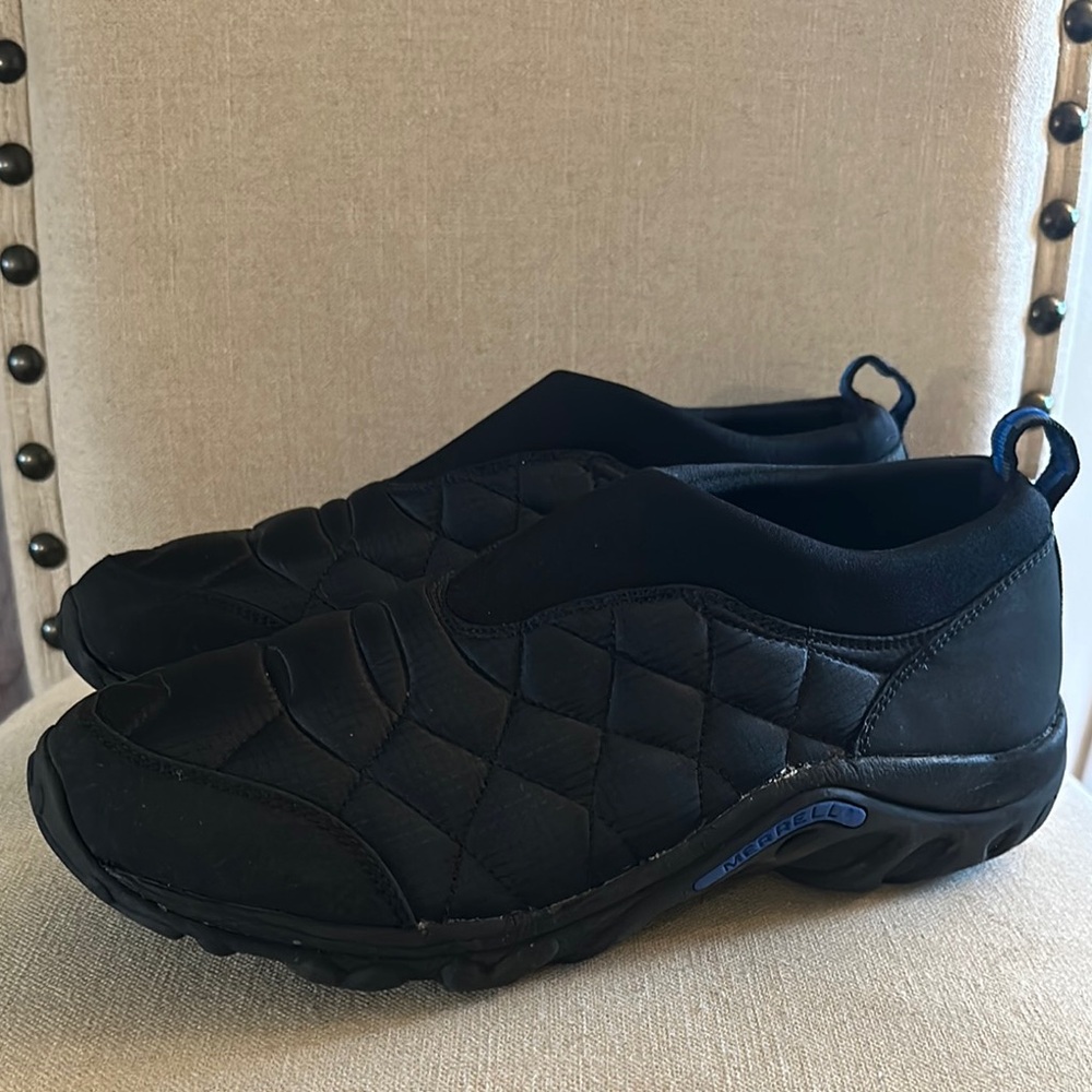 Merrell Women’s Quilted Moc Loafers Winter Outdoor Black Size 11